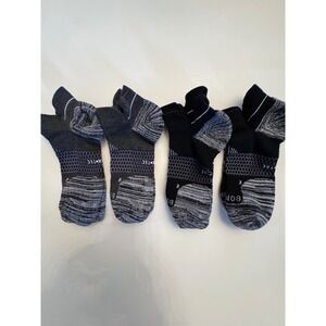 Bombas 4‎ Pairs Unisex Honeycomb Ankle Socks Size LARGE NEW